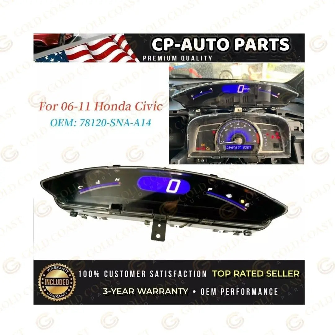2009 HONDA CIVIC INSTRUMENTAL CLUSTER  GC09HOCIVIC Gold Coast Multisystems