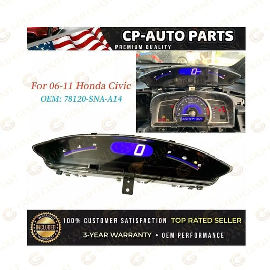 2009 HONDA CIVIC INSTRUMENTAL CLUSTER  GC09HOCIVIC Gold Coast Multisystems