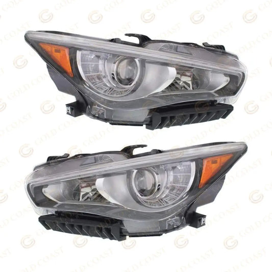 2014-2018 Infiniti Q50 Headlight Assembly  IN2502157 Gold Coast Auto Parts