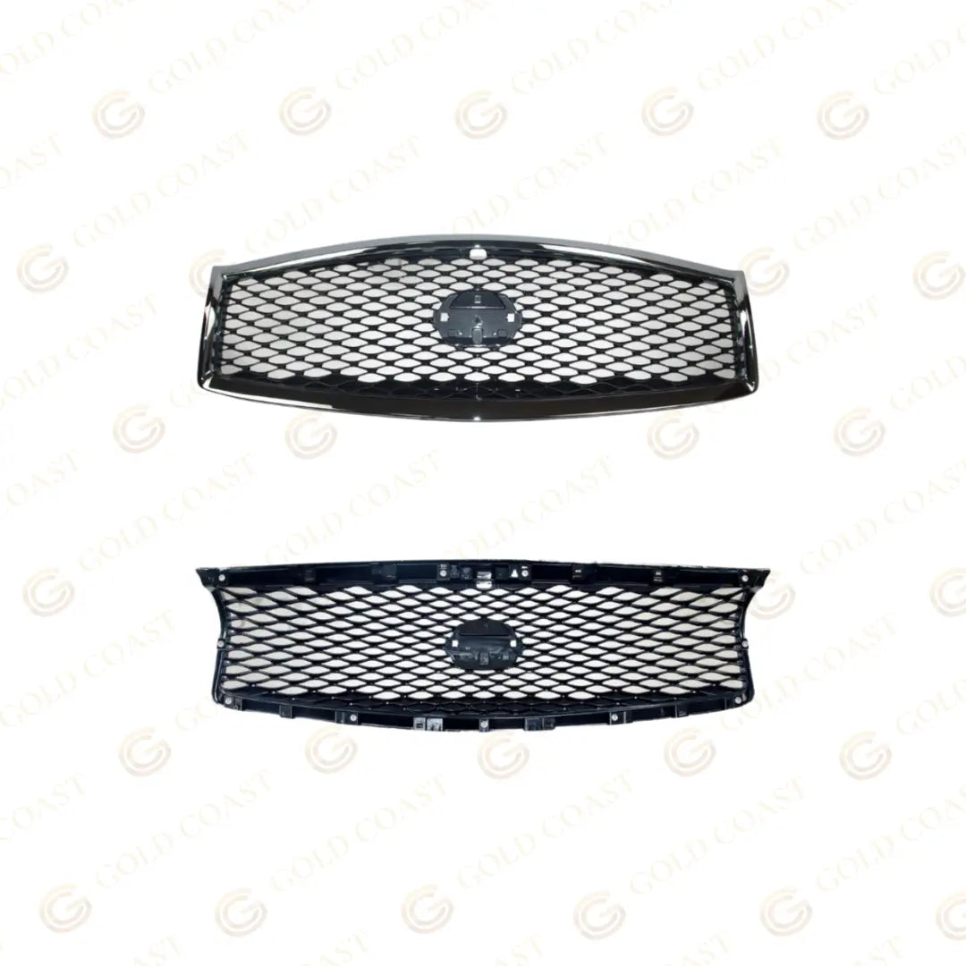 2015-2021 Infiniti Q70 Upper Bumper Grille Assembly  623104AM0B Gold Coast Auto Parts
