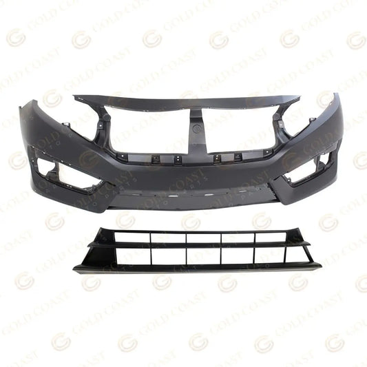 2016-2018 Honda Civic Front Bumper Cover (CAPA) HO1000306C Gold Coast Multisystems