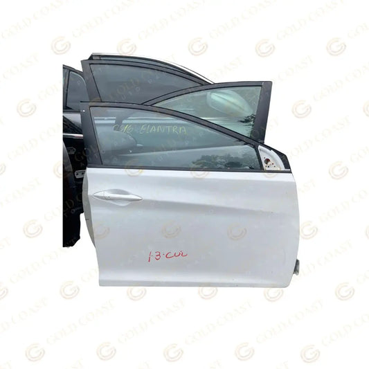 2011-2016 HYUNDAI  ELANTRA FRONT DOOR  (RH) GC16HYELAFDRHWHT Gold Coast Multisystems