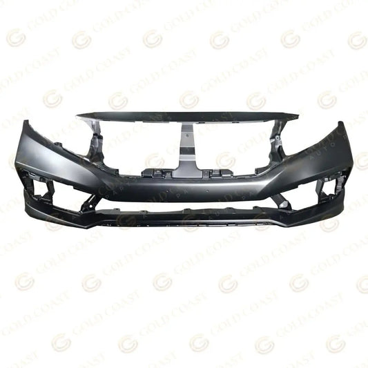 2019-2020 Honda Civic Front Bumper Cover (EX|LX|SPORT|TOURING) (CAPA) HO1000322C Gold Coast Multisystems