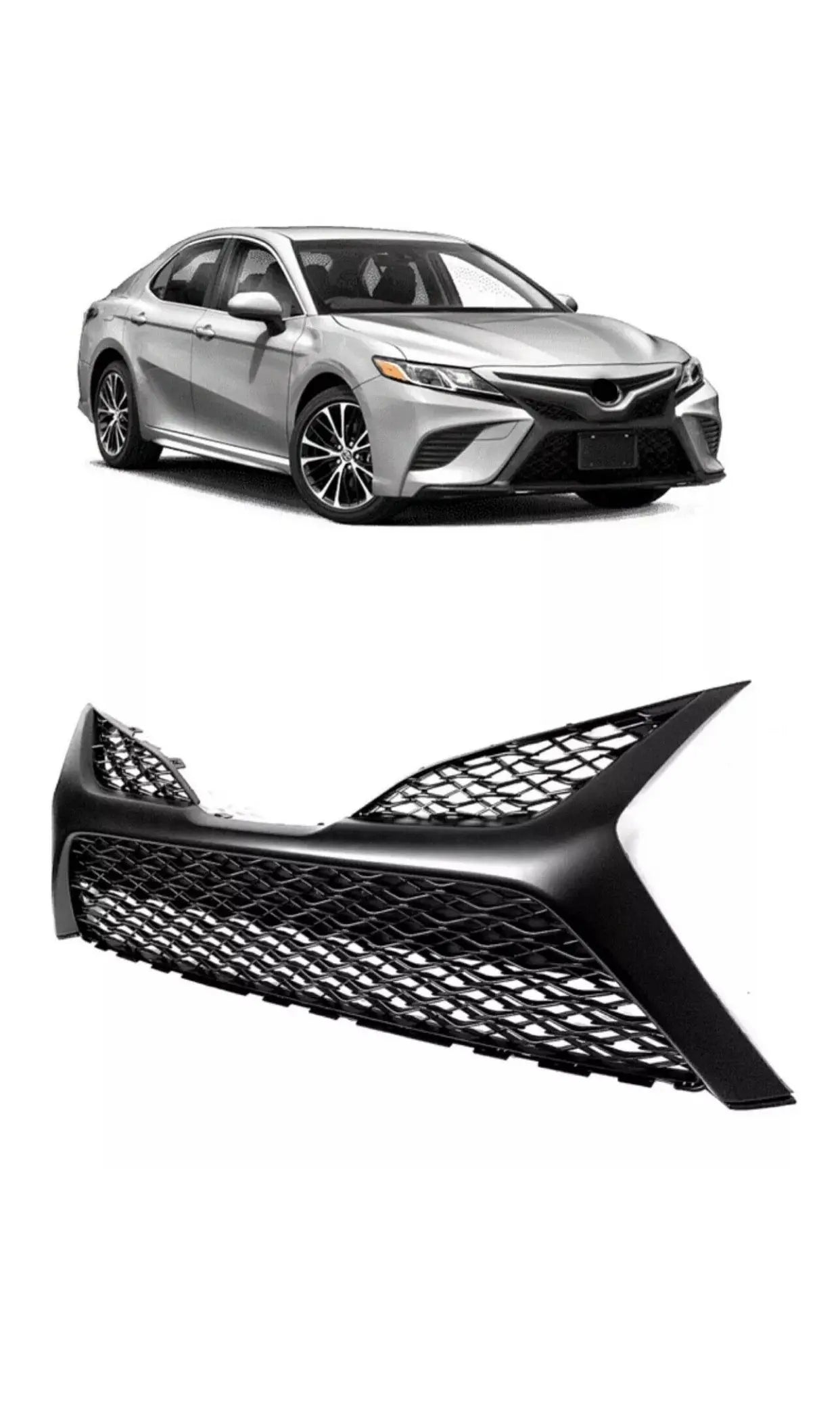 2018-2020 Toyota Camry Bumper Grille SE TO1036185 Gold Coast Auto Parts