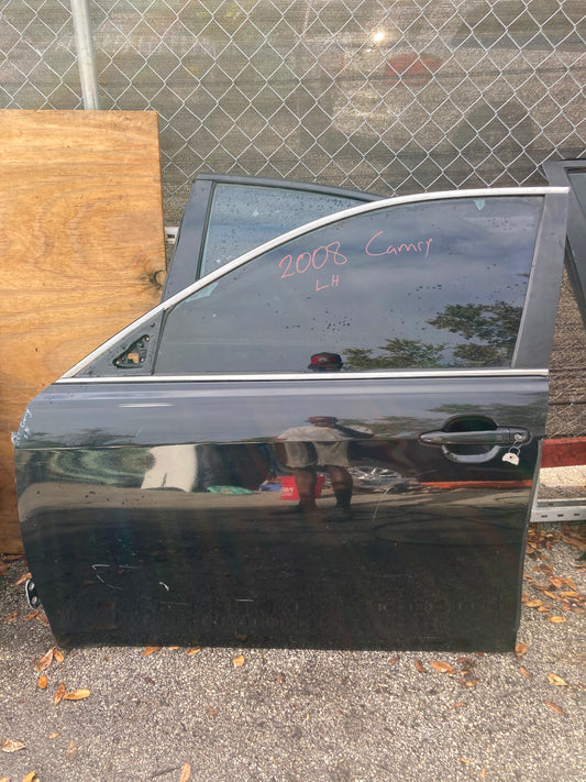 2007-2011 Toyota Camry Driver Side Front Door Black ***FLORIDA ONLY*** GOLD COAST AUTO PARTS