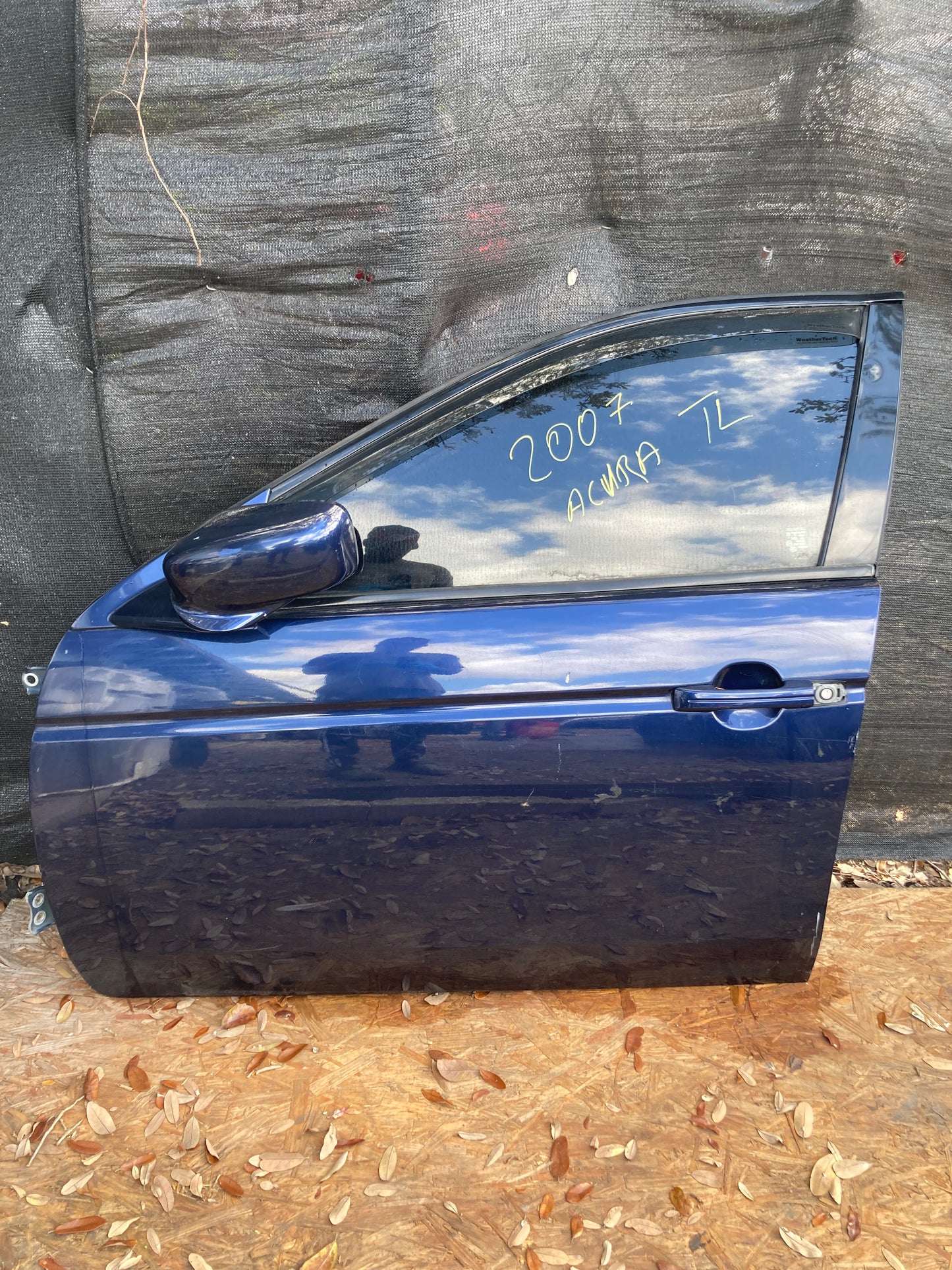 2004-2008 Acura TL Front Door LH (Driver Side) BLUE OEM COMPLETE ASSEMBLY GC08ACTLFDLHBLU