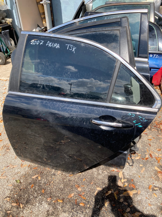2004-2008 Acura TSX Rear Door RH (Passenger Side)BLACK OEM COMPLETE ASSEMBLY  GC08ACTSXRDRHBLK