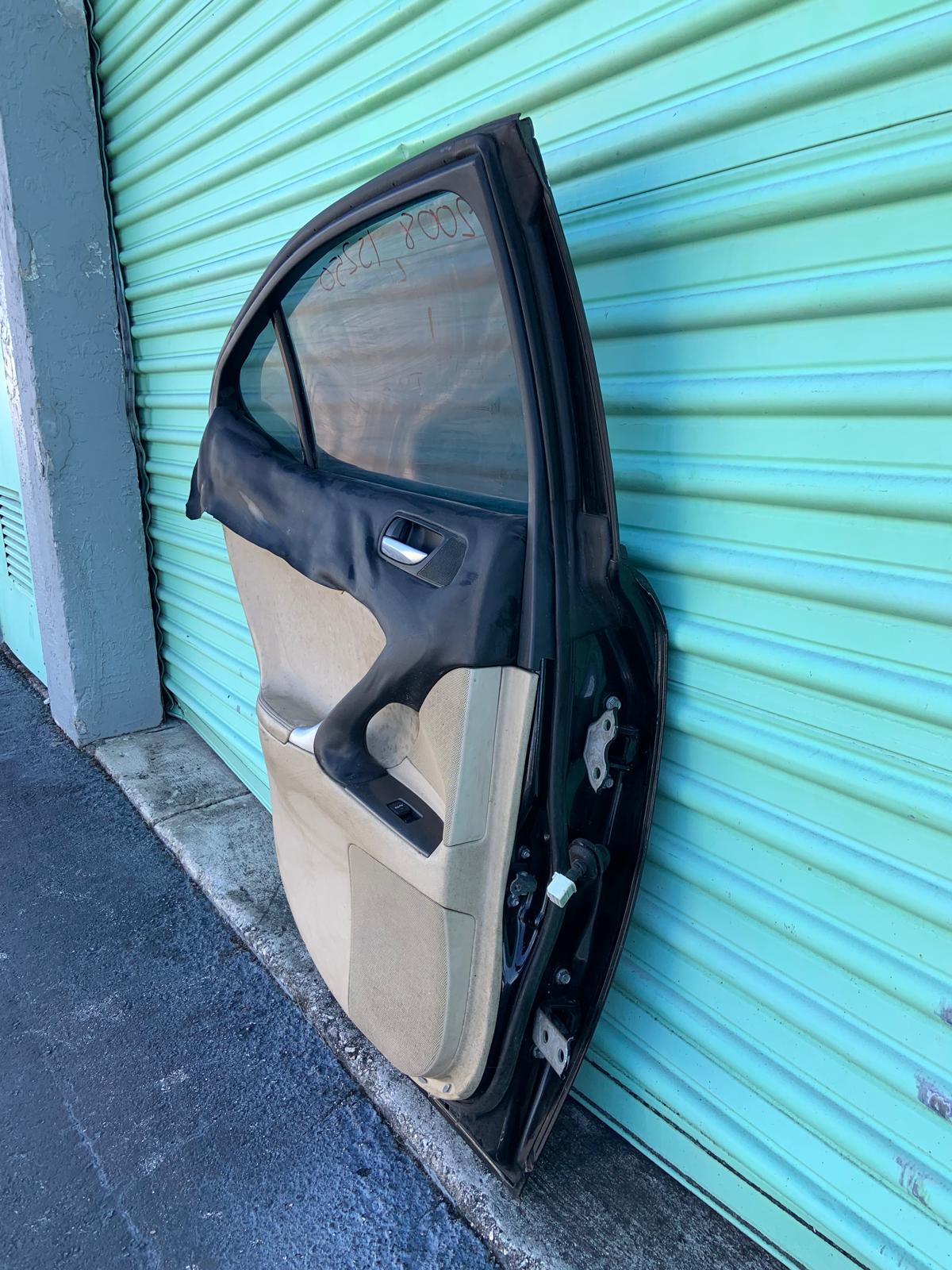 2006-2013 Lexus IS250 Rear Door  LH (Driver Side) BLACK OEM COMPLETE ASSEMBLY GC06LEIS2RDLHBLK