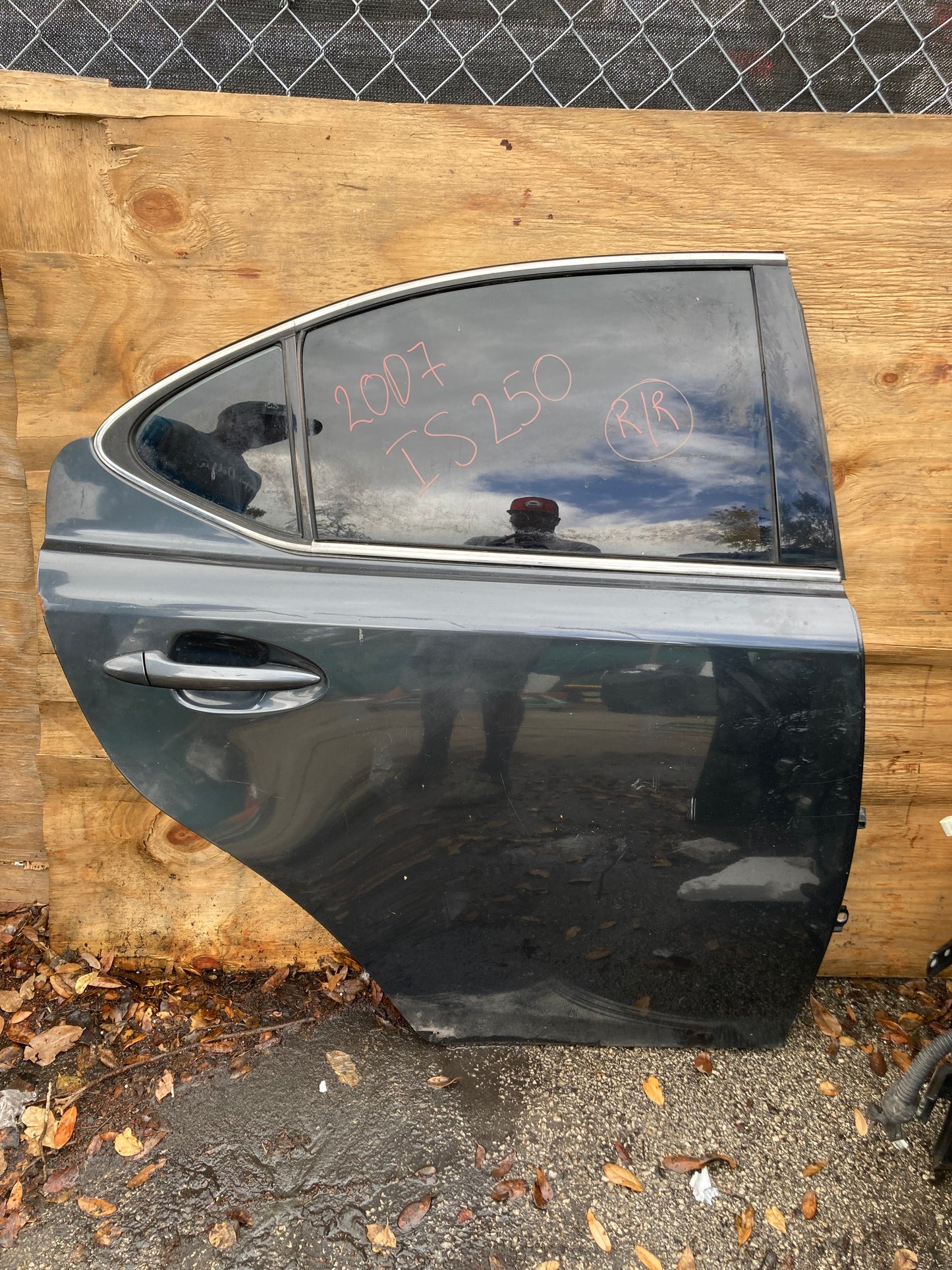 2006-2013  Lexus IS250 Rear Door RH (Passenger Side) DARK GRAY OEM COMPLETET ASSEMBLY GC06LEIS2RDLHDGRY