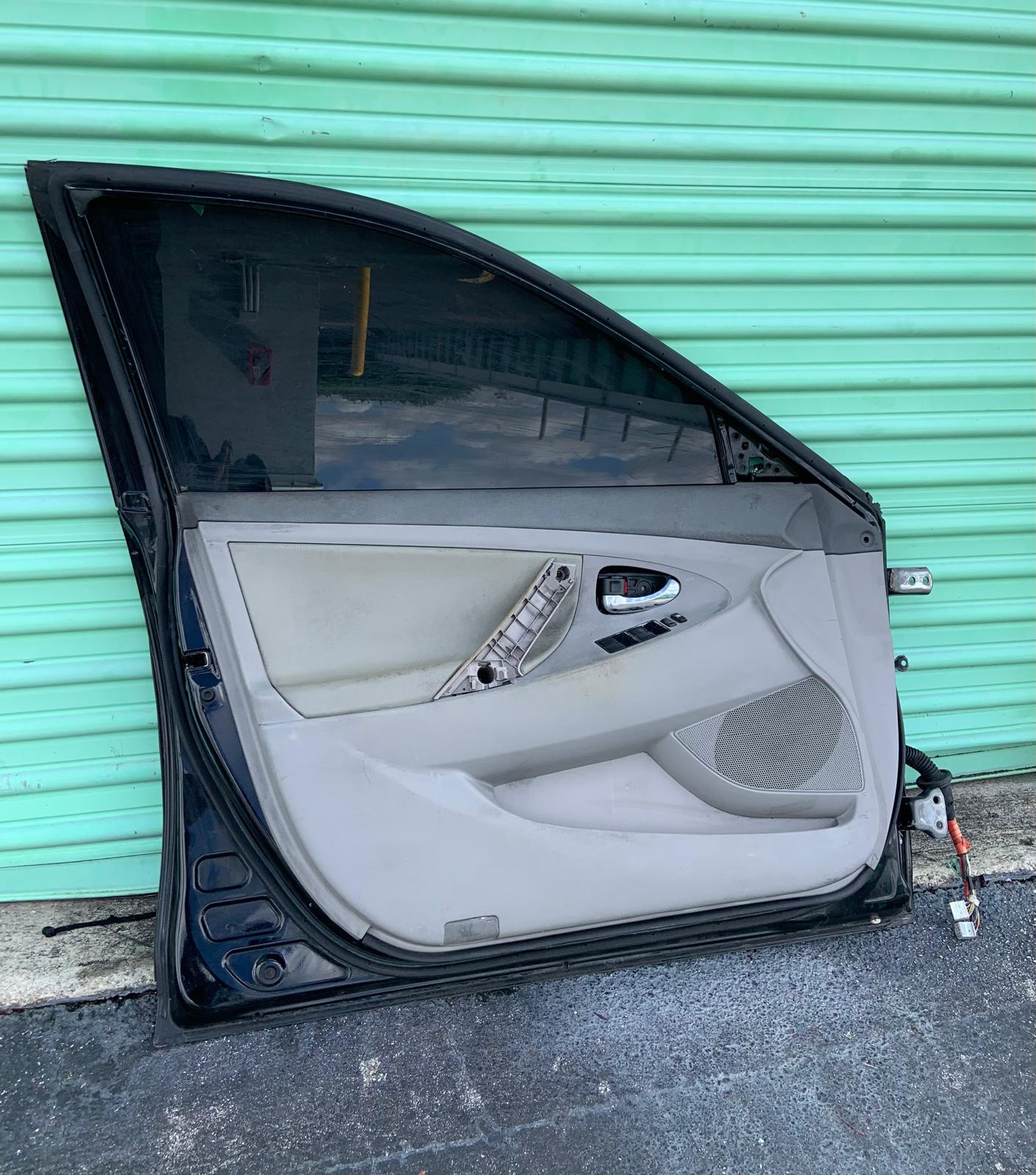 2007-2011 Toyota  Camry Front Door  LH (Driver Side) BLACK OEM GC11TOCAMFDLHBLK