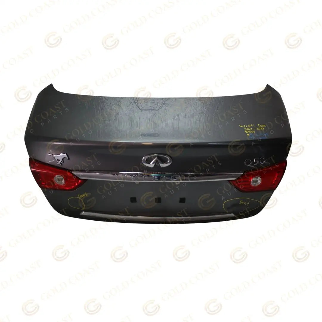2014-2017 INFINITI Q50 TRUNK LID REAR GC14INQ50TLRBLK Gold Coast Multisystems