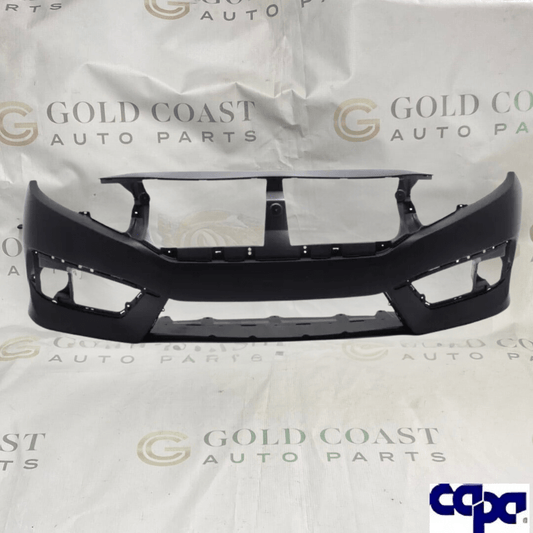 2016 - 2018 Honda Civic Front Bumper Cover (CAPA) HO1000306C - Gold Coast Multisystems
