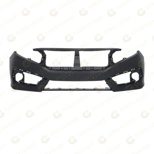 2017-2019 Honda Civic Front Bumper Cover Hatchback Primed HO1000307 Gold Coast Auto Parts