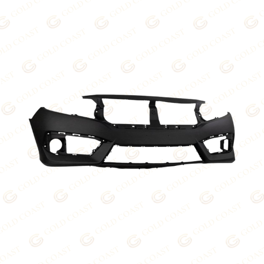 2016-2018 Honda Civic Front Bumper Cover (CAPA) HO1000306C Gold Coast Auto Parts