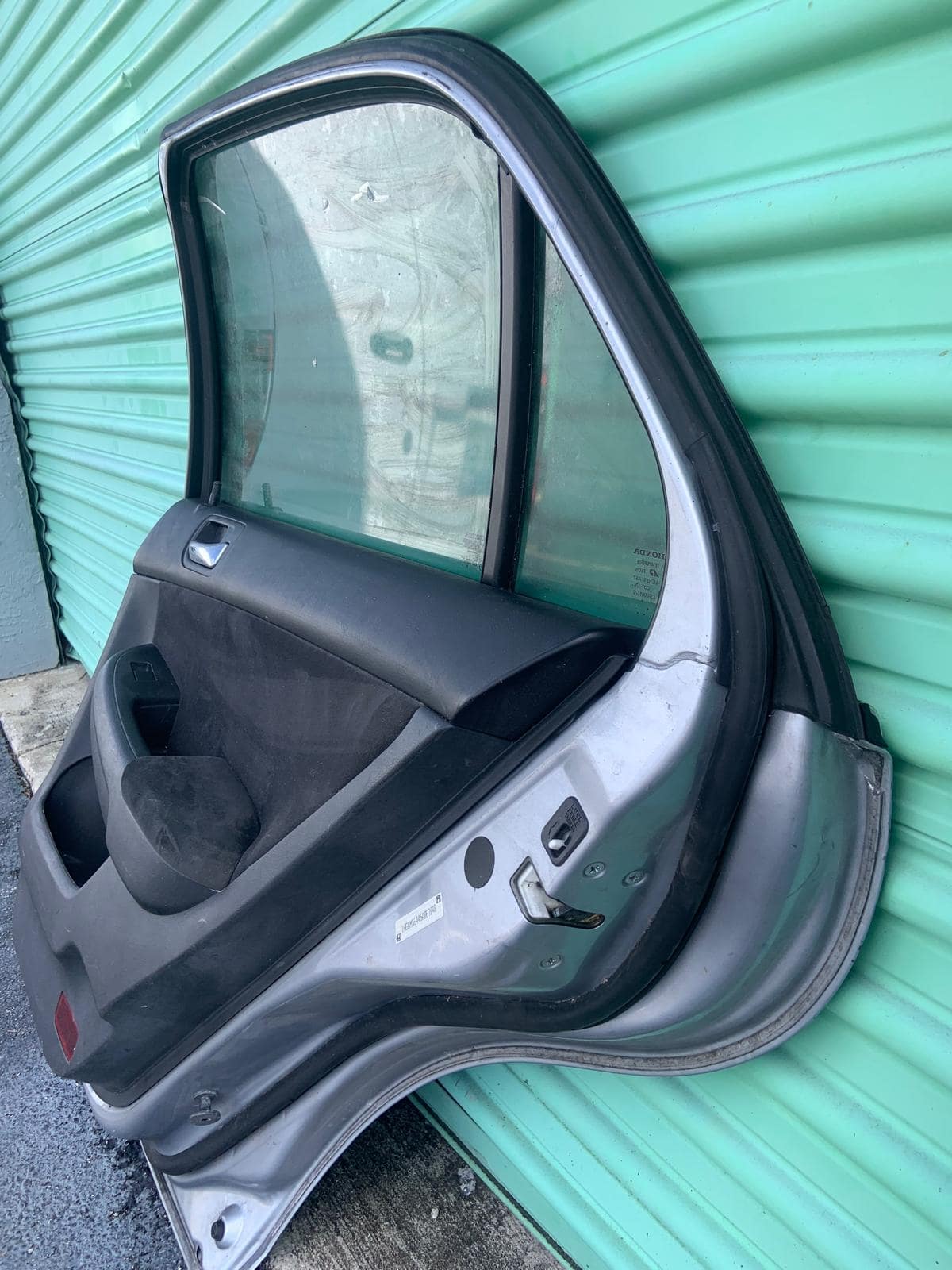 2003-2007 Honda Accord Rear Door (RH) Complete Assembly OEM GREY GC07HOACCRDRHSLR