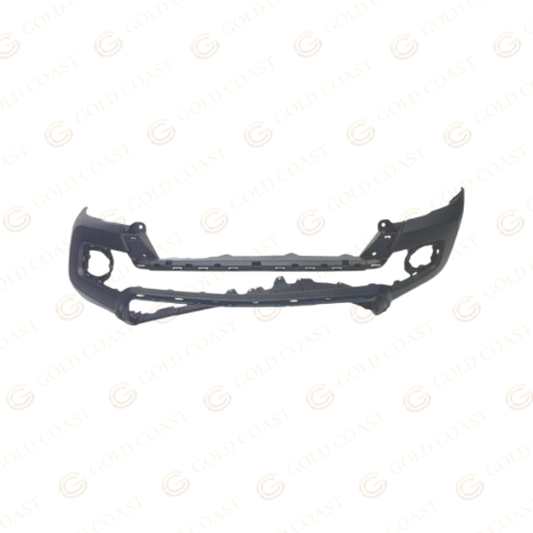 2016-2023 Toyota Tacoma Front Bumper Cover (wo Fender Flare Holes; prime) TO1000415  Gold Coast Auto Parts