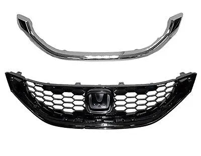 2013-2015 Honda Civic Grille Assembly DX|LX|HF|CNG HO1200216 Gold Coast Auto Parts